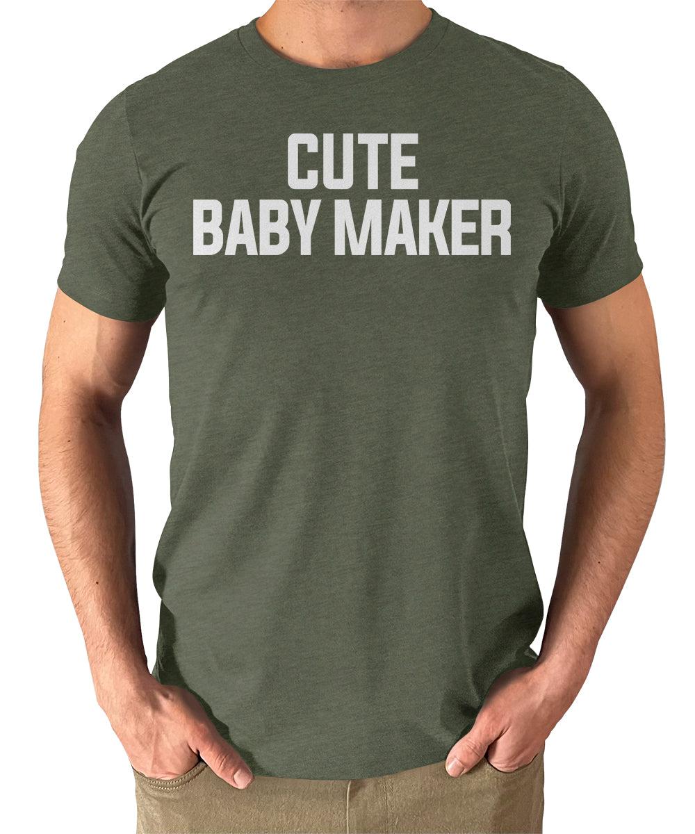 Men's Cute Funny Baby Maker Graphic Tee