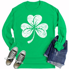 Irish Shamrock Ireland St. Patrick's Day Women's Long Sleeve T-Shirt