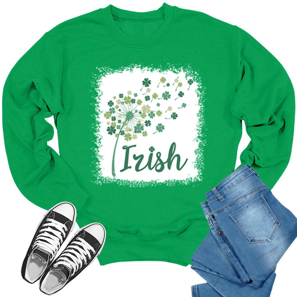 Irish Shamrock Ireland St. Patrick's Day Crewneck Sweatshirt