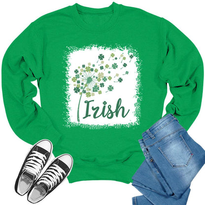 Irish Shamrock Ireland St. Patrick's Day Crewneck Sweatshirt