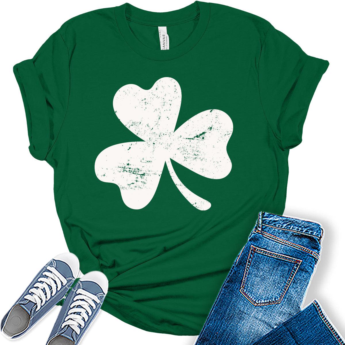 Clover St Patrick's Day Funny Shirt For Women