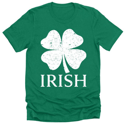 Men's St. Patrick's Day Shirt Irish Clover Graphic Tee