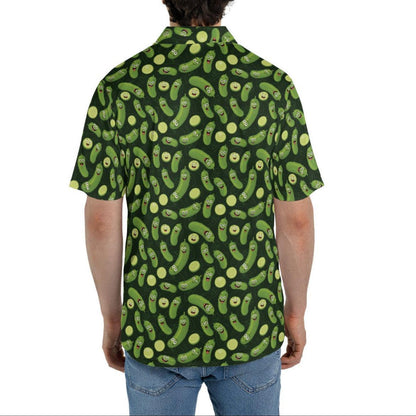 Mens Golf Polo Shirts Funny Pickles Short Sleeve Dry Fit Performance Moisture Wicking Casual Golf Shirts for Men