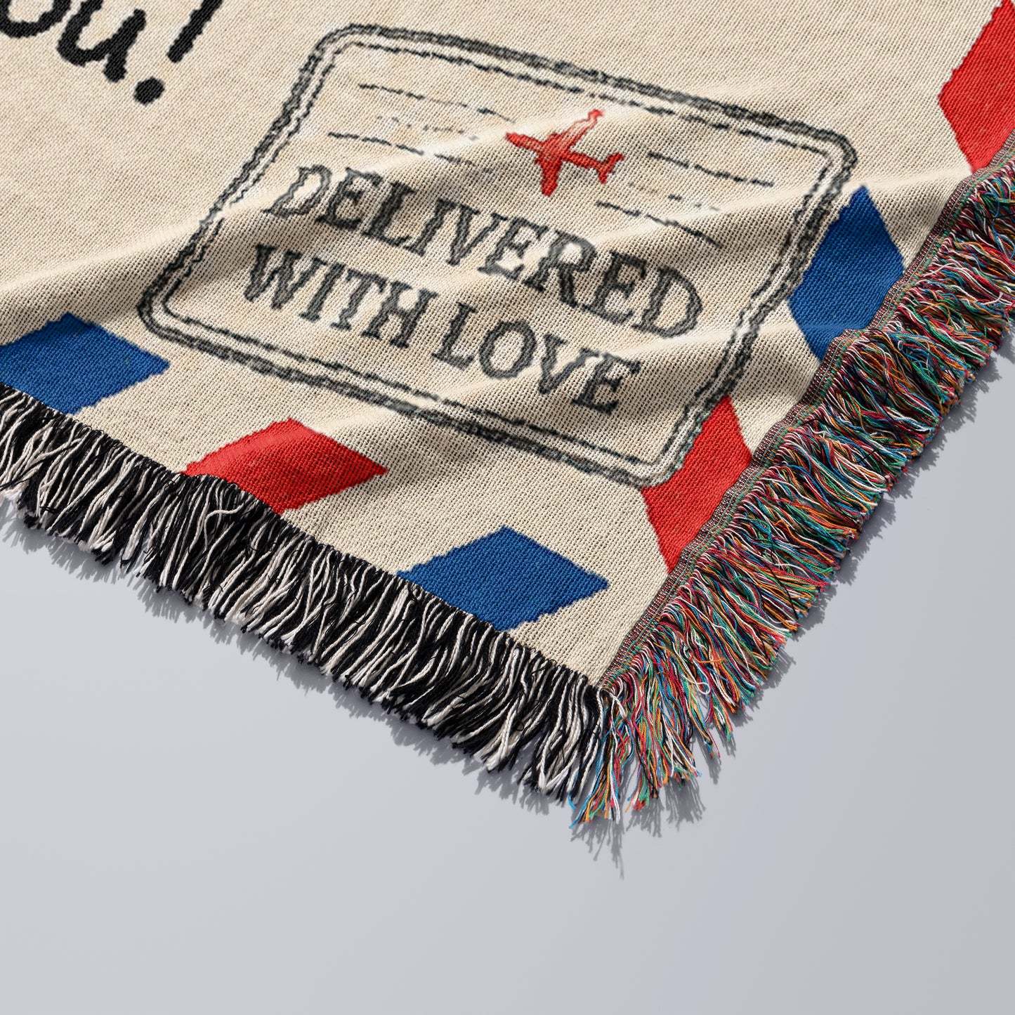 Dear Dad Father's Day Gift 60" x 50" Woven Blanket