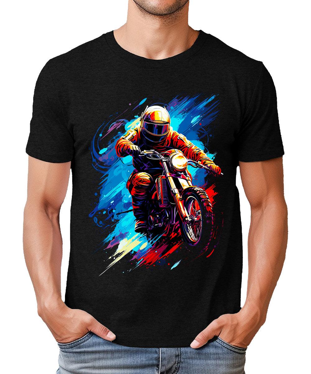 Baja Drift Mens Graphic Tee Premium Motorcycle Short Sleeve Shirt