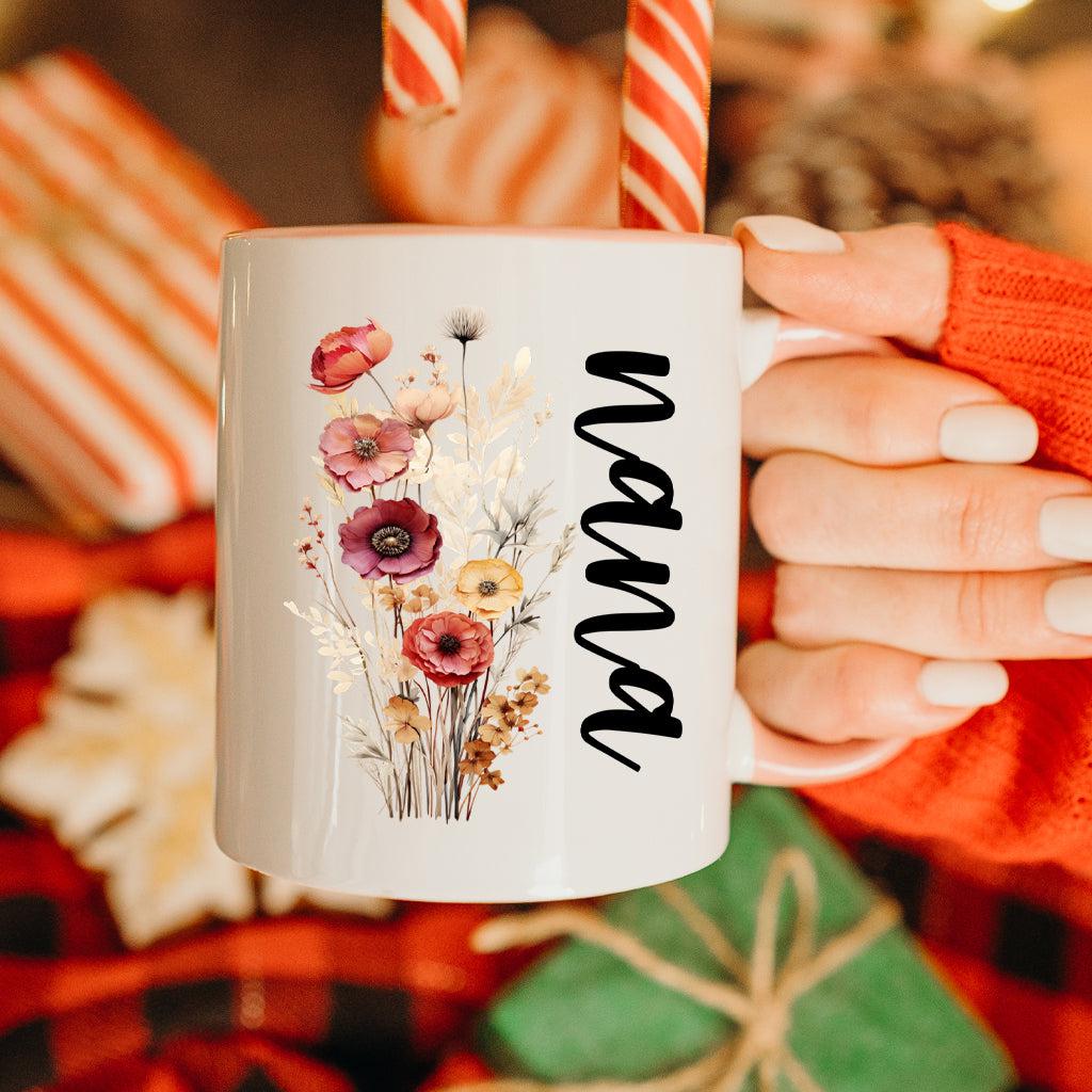 Nana Floral Gift 11oz Coffee Mug