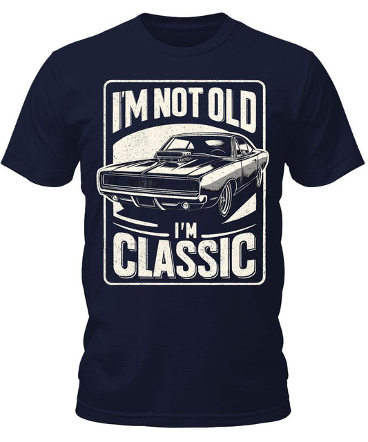 Cool Premium Tshirt I'm Not Old I'm Classic Car Graphic Tee For Men