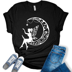 Womens Mandala Vintage Fairy Shirt