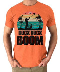Duck Duck Boom Hunting T-Shirt Mens Graphic Tee