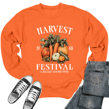 Harvest Festival 1968 Thanksgiving Crewneck Sweatshirt