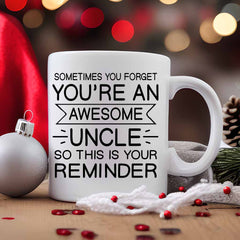 Awesome Uncle Gift White 11oz Ceramic Coffee Mug