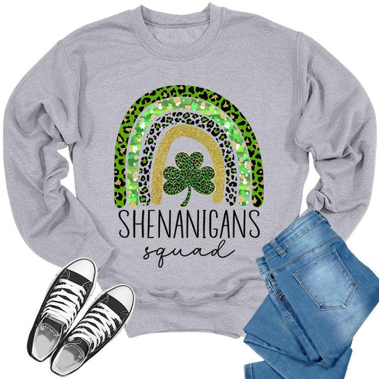 Shenanigans Squad St Patrick's Day Crewneck Sweatshirt