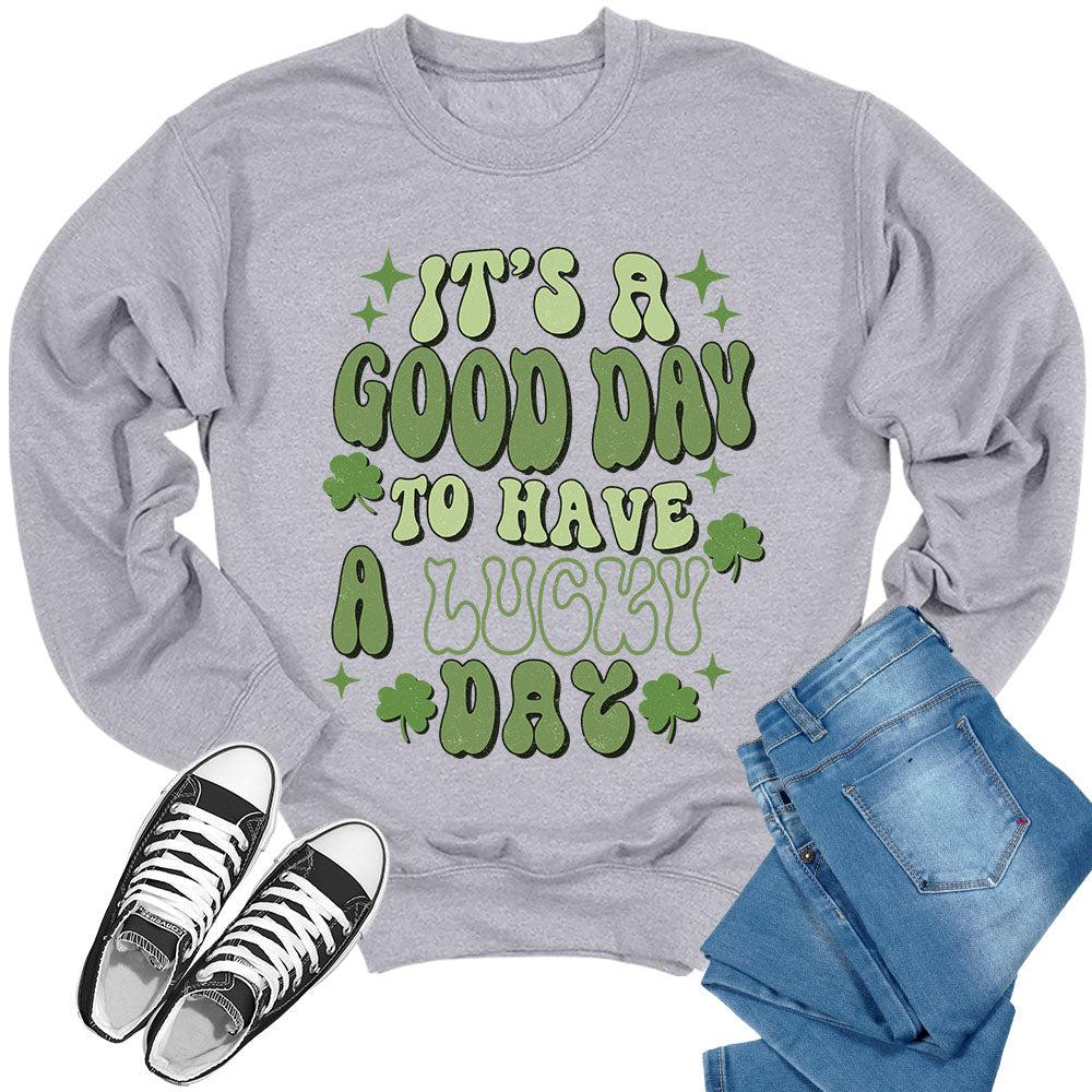 Lucky Day St. Patrick's Day Crewneck Sweatshirt