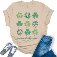 Have A Lucky Day Funny St Patrick's Day Womens Graphic Tees