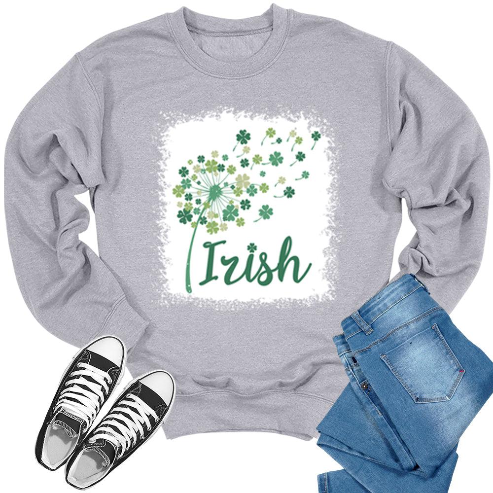 Irish Shamrock Ireland St. Patrick's Day Crewneck Sweatshirt