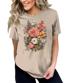 Flowers Graphic Tees for Women