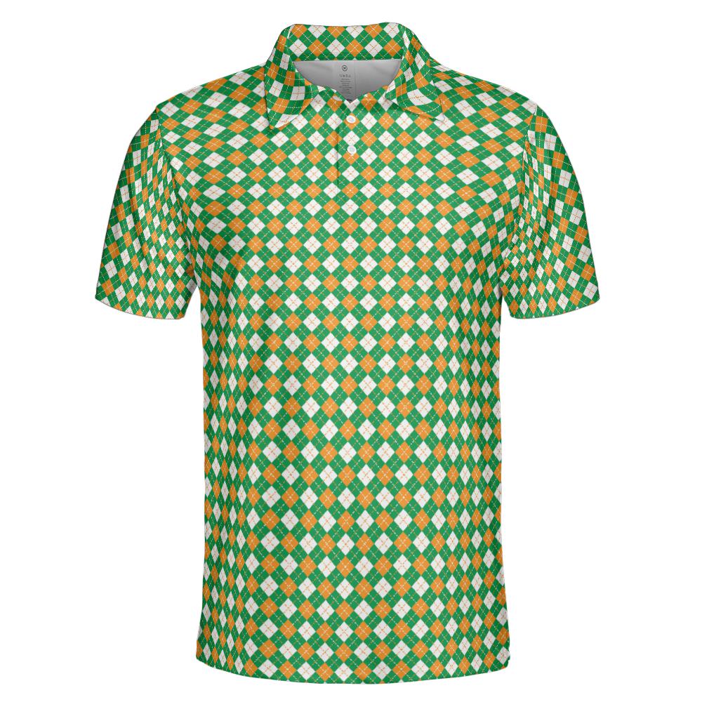 st patricks day golf polo