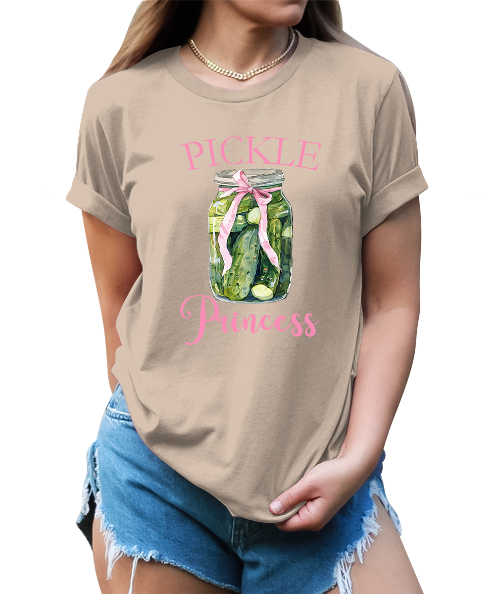 Pickle Princess Funny Coquette Pickle Teen T-shirt