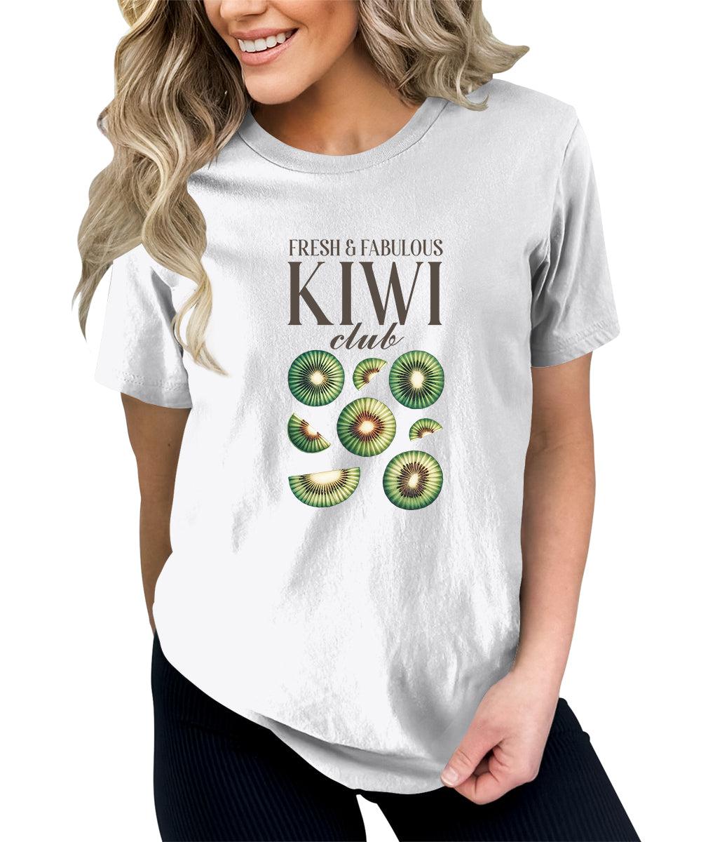 Kiwi Shirt Fruit Aesthetic Cute Graphic Tees For Women