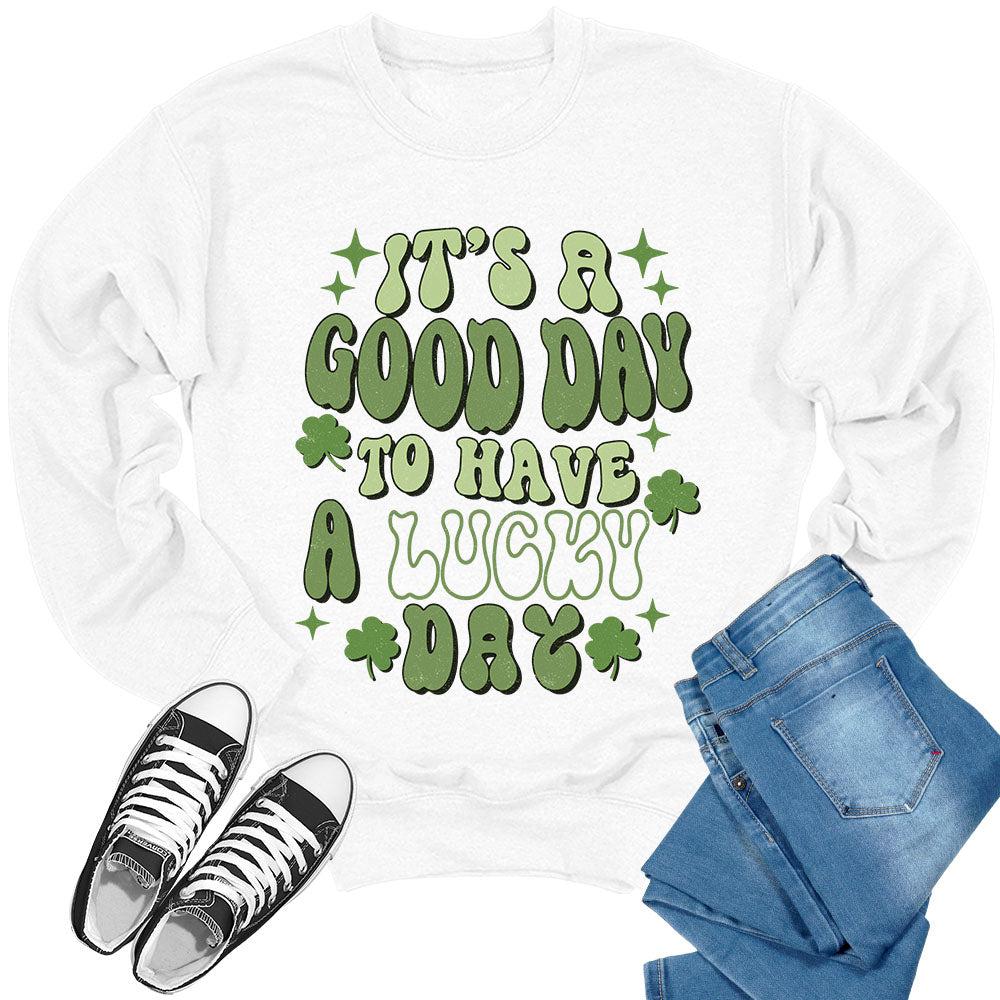 Lucky Day St. Patrick's Day Crewneck Sweatshirt