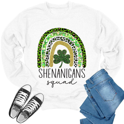 Shenanigans Squad St Patrick's Day Crewneck Sweatshirt