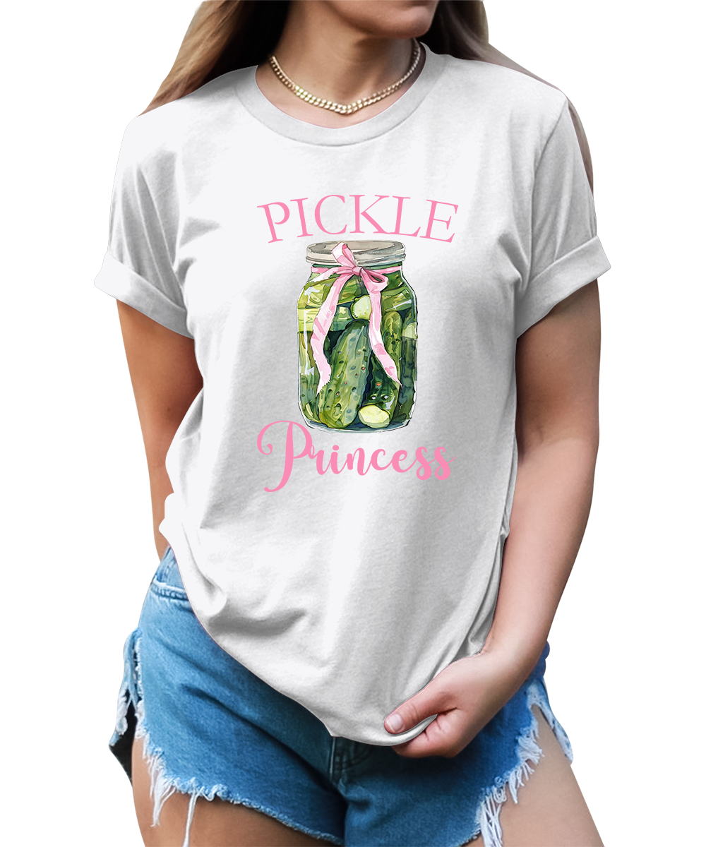 Pickle Princess Funny Coquette Pickle Teen T-shirt