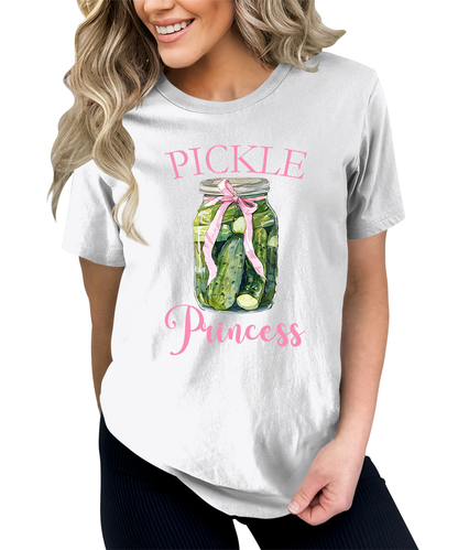 Pickle Princess Funny Coquette Pickle Teen T-shirt