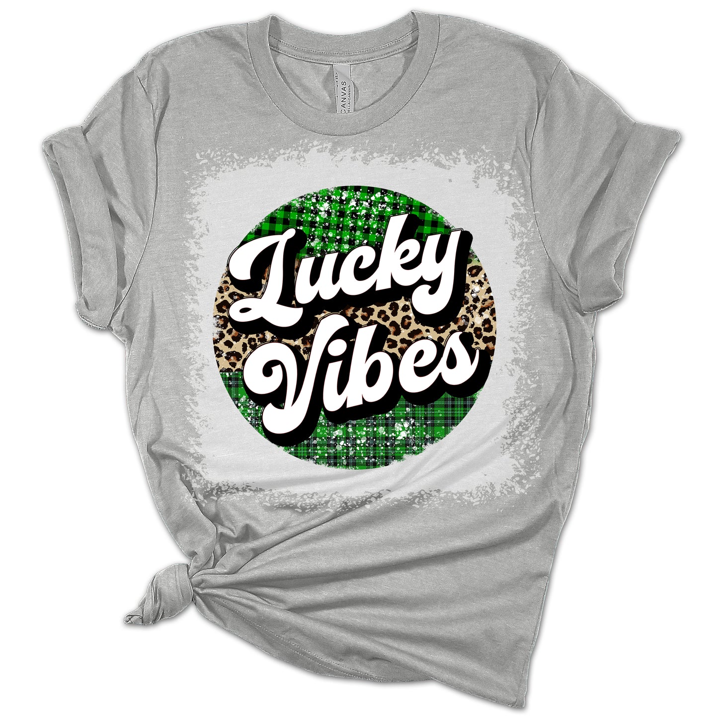 Lucky Vibes St. Patrick's Day Women's Bella T-