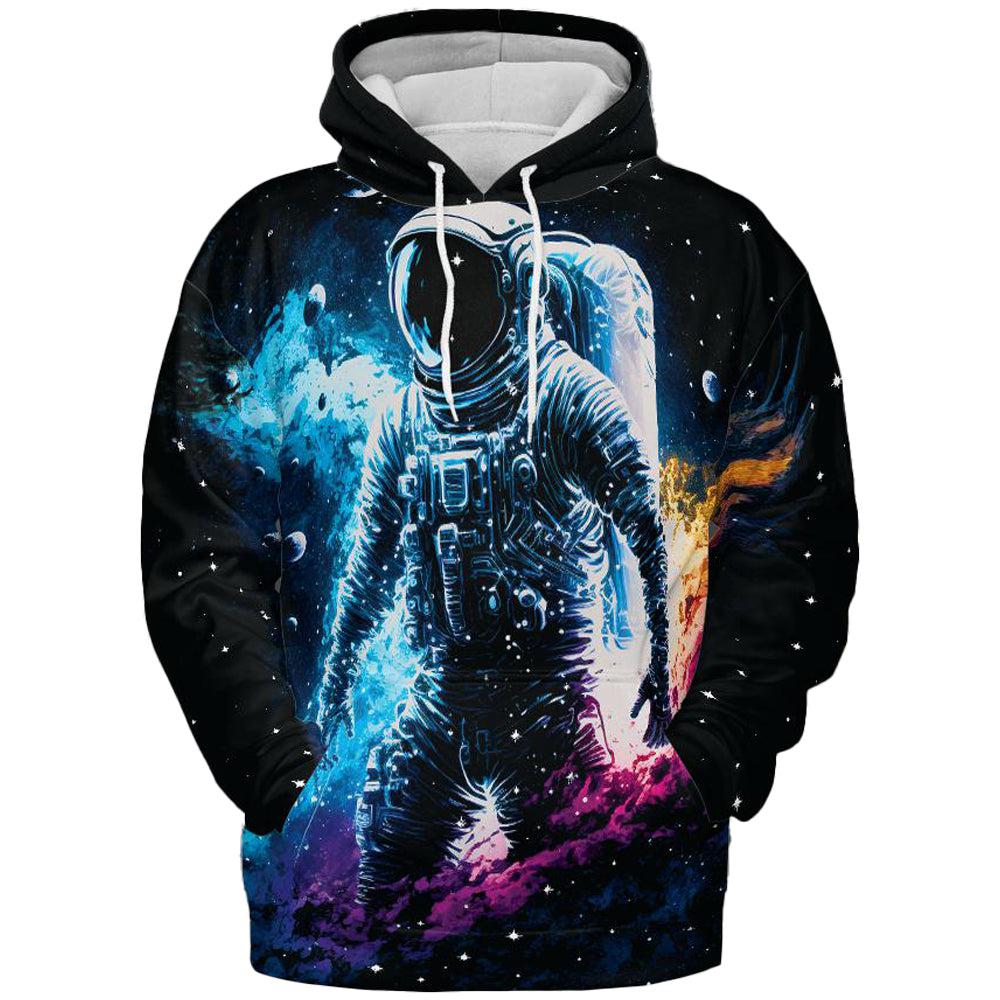 Spaceman Galaxy All Over Print Graphic Hoodie