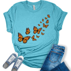 Womens Monarch Butterfly Shirt