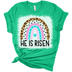 He Is Risen Women's Bella Easter T-Shirt