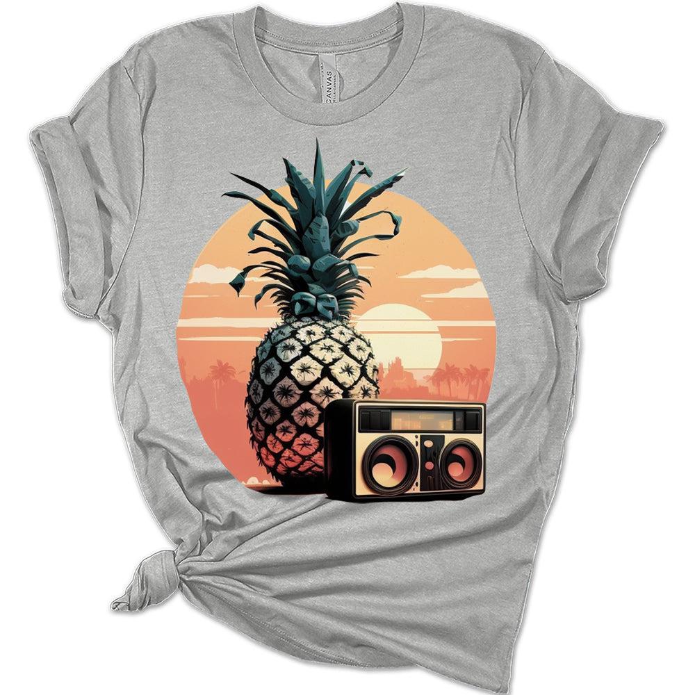 Women's Pineapple Sunset Graphic Tee