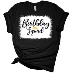 Women's Birthday Squad Party T-Shirt | Birthday T-Shirt | GyftWear