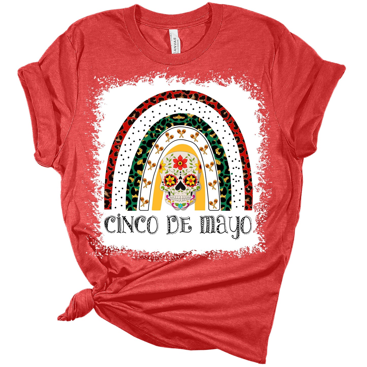 Cinco De Mayo Rainbow Women's Bella T-Shirt