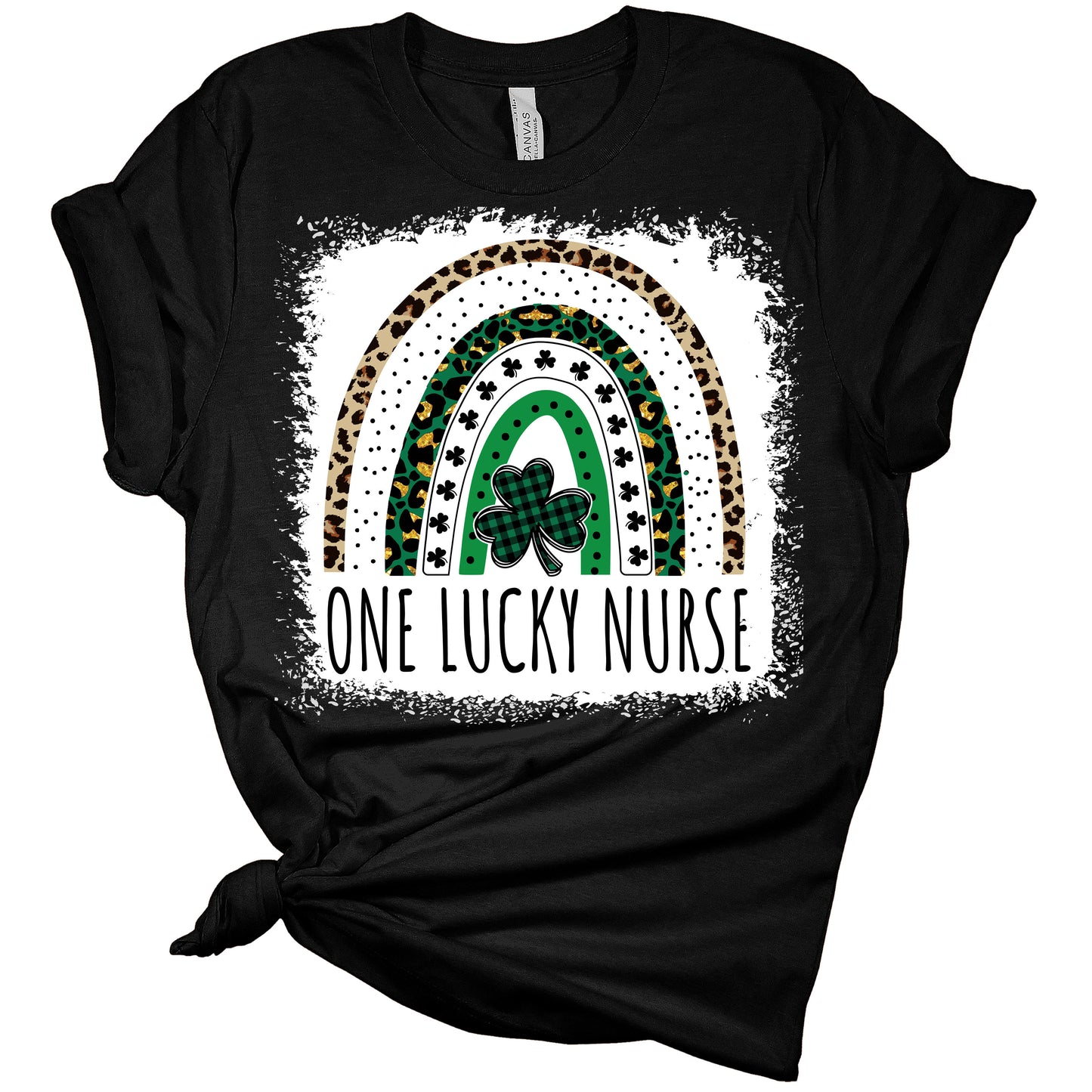 One Lucky Nurse Rainbow St. Patrick's Day Women's T-Shirt