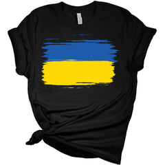 Support Ukraine Shirt Ukraine Flag Women's Graphic Print T-Shirt