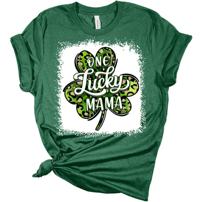 One Lucky Mama Clover Bella St. Patrick's Day Women's T-Shirt