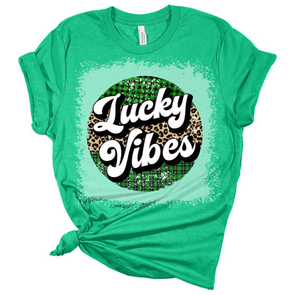 Lucky Vibes St. Patrick's Day Women's Bella T-