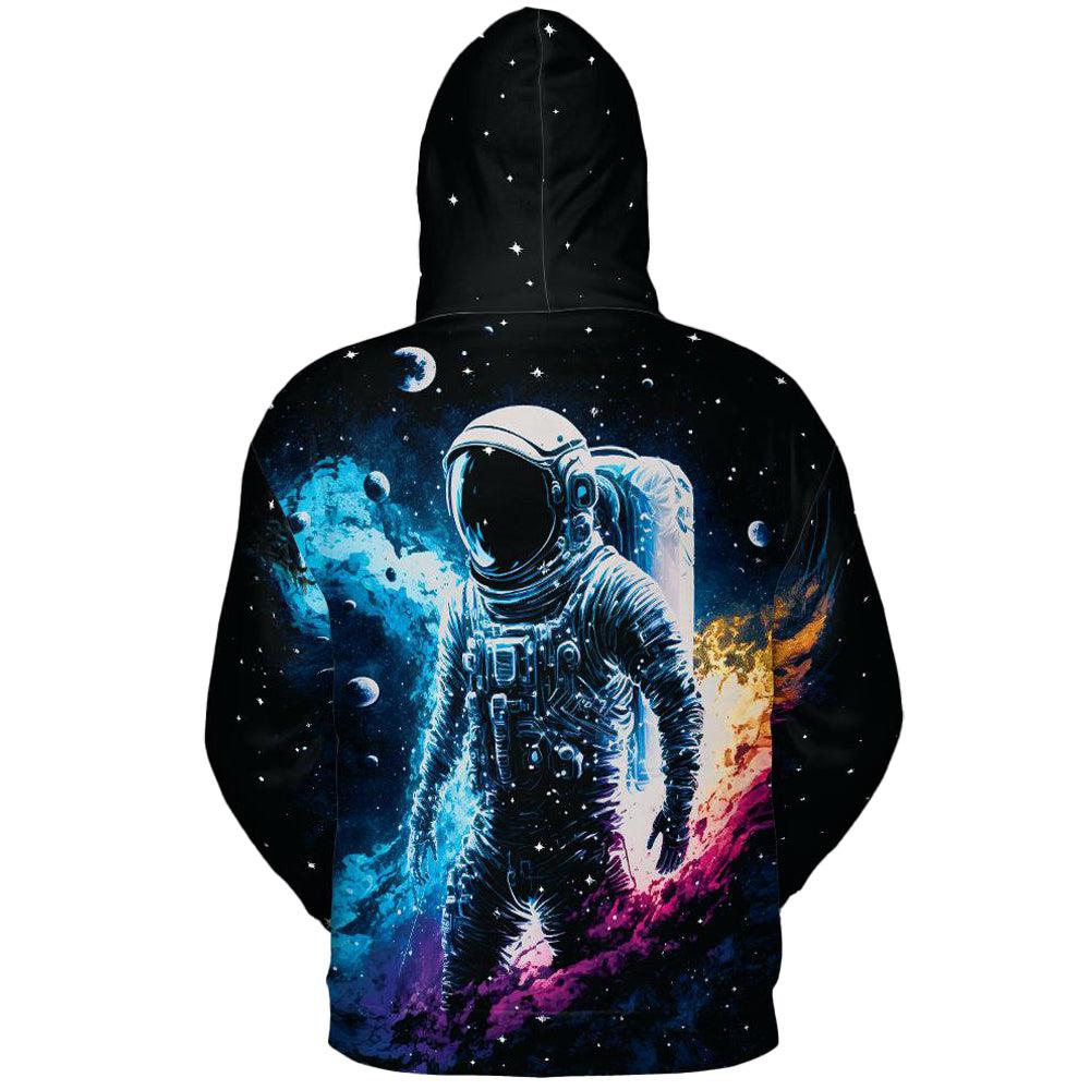 Spaceman Galaxy All Over Print Graphic Hoodie