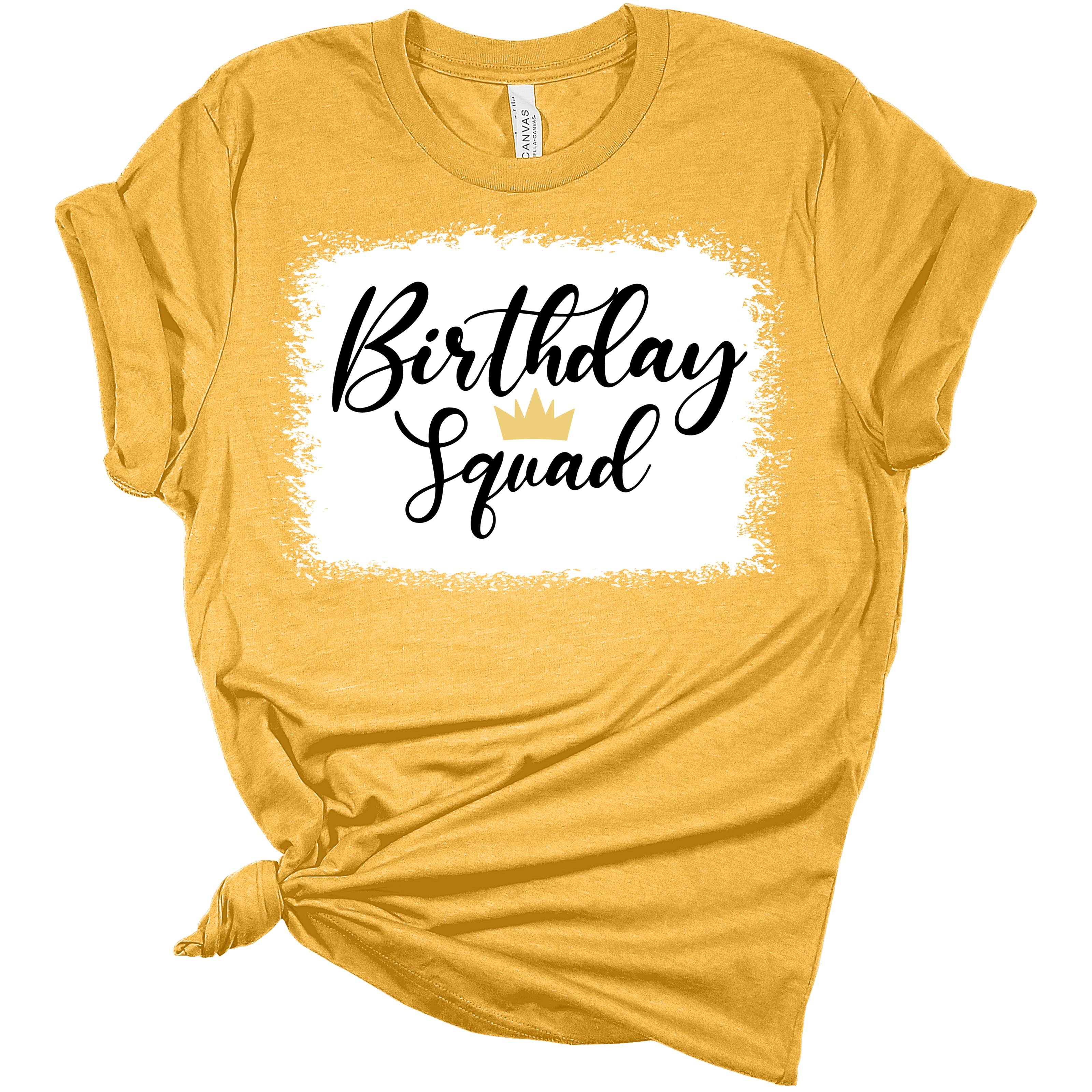 Women's Birthday Squad Party T-Shirt | Birthday T-Shirt | GyftWear
