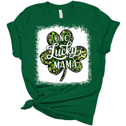 One Lucky Mama Clover Bella St. Patrick's Day Women's T-Shirt