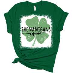 Shenanigans Squad Clover St. Patrick's Day Women's T-Shirt
