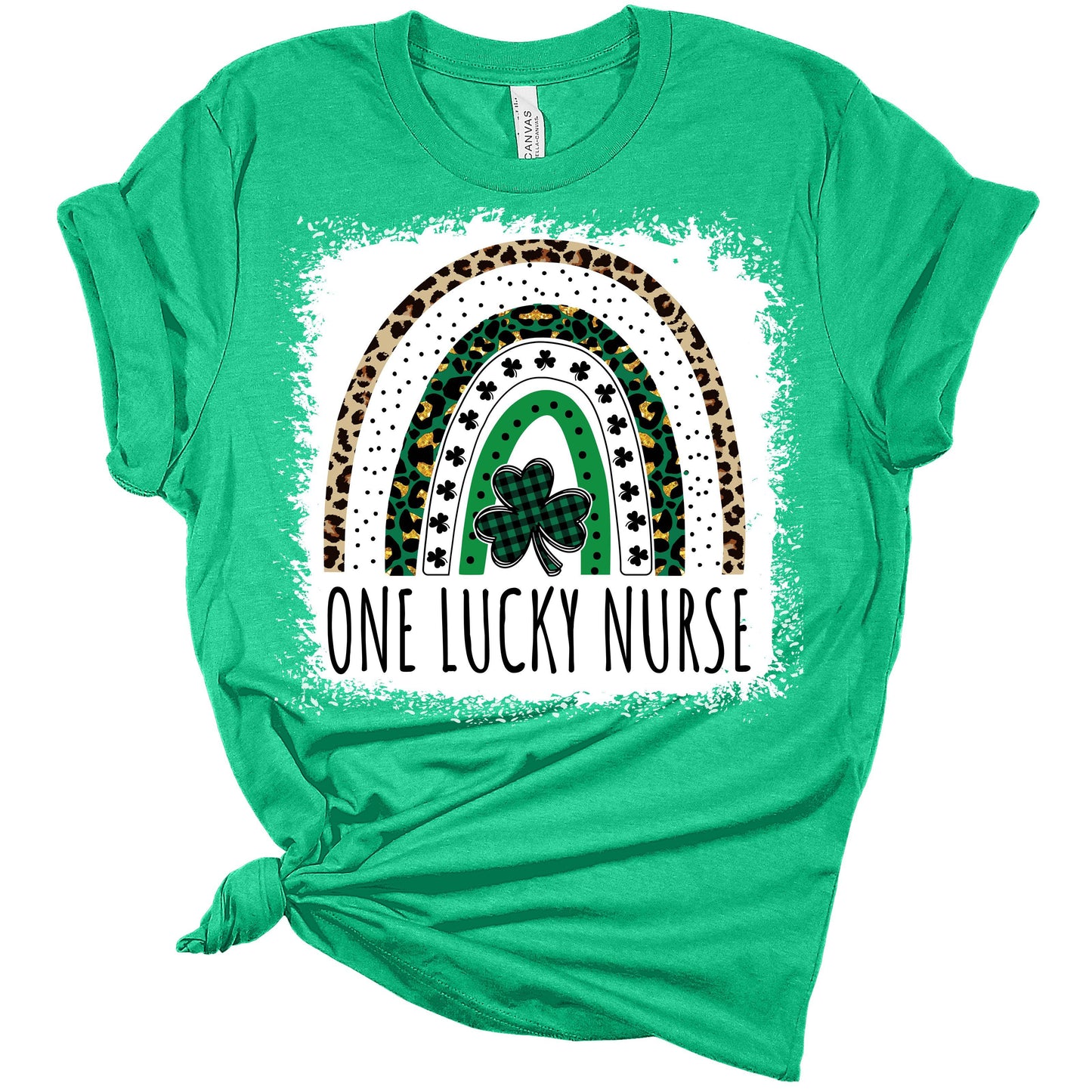 One Lucky Nurse Rainbow St. Patrick's Day Women's T-Shirt