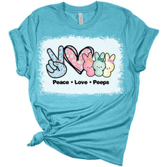 Peace, Love, Peeps Women's Bella Easter T-Shirt