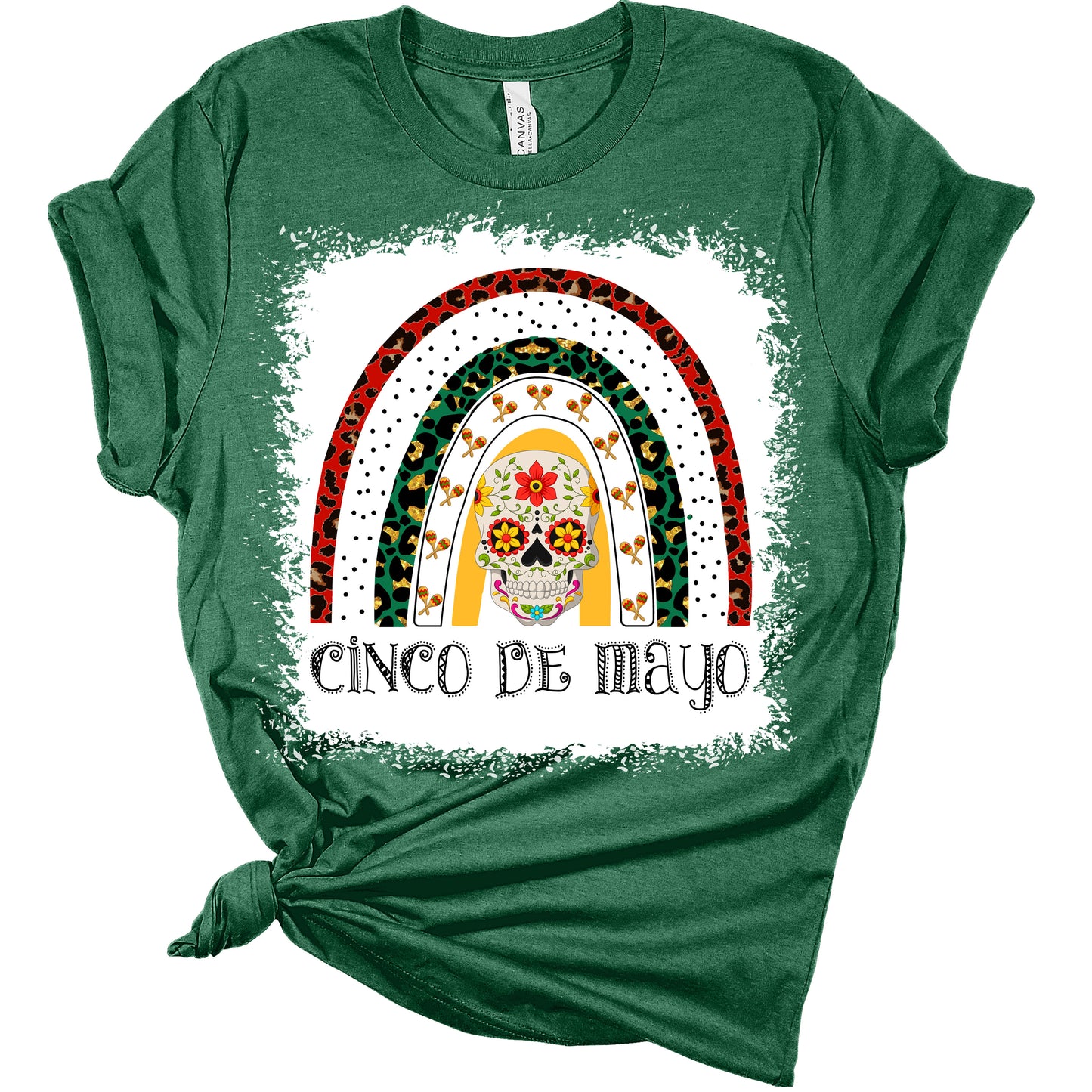 Cinco De Mayo Rainbow Women's Bella T-Shirt