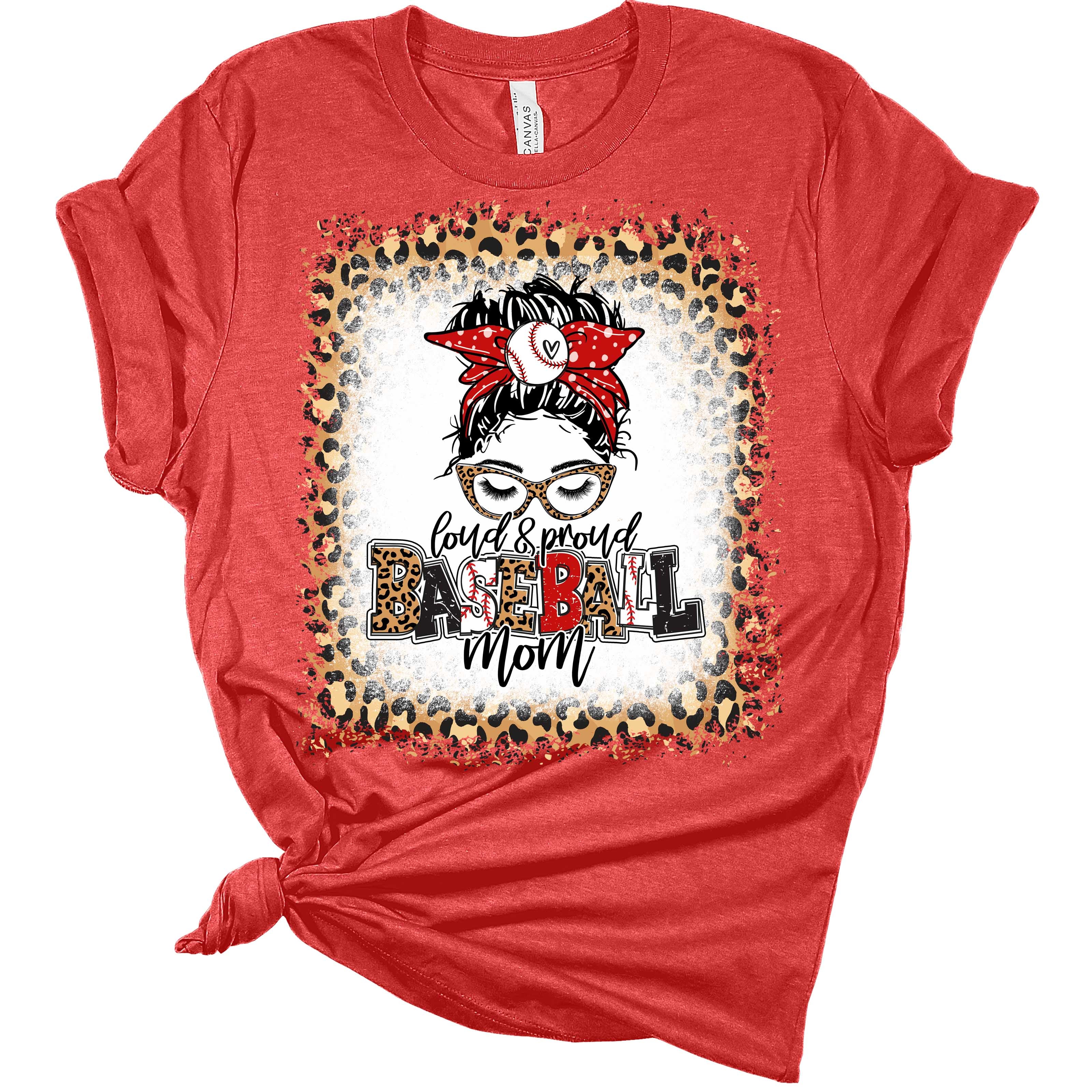 Loud and Proud Baseball Mom - Adult T-Shirt - Wicked Milk