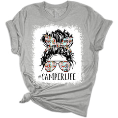 Camper Life Bleached Print Shirt | Print T-Shirts | GyftWear