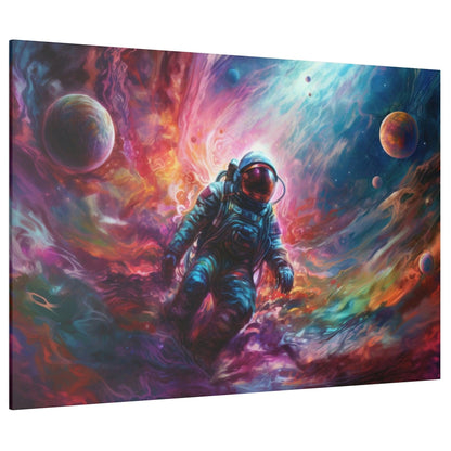 Colorful Space Astronaut 5 Wall Art - Abstract Picture Canvas Print Wall Painting Modern Artwork Wall Art for Living Room Home Office Décor