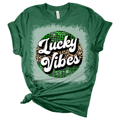 Lucky Vibes St. Patrick's Day Women's Bella T-