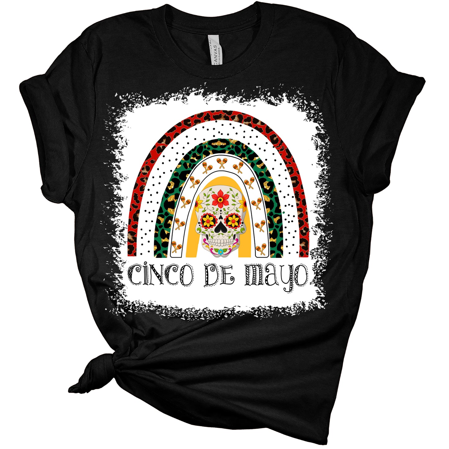 Cinco De Mayo Rainbow Women's Bella T-Shirt